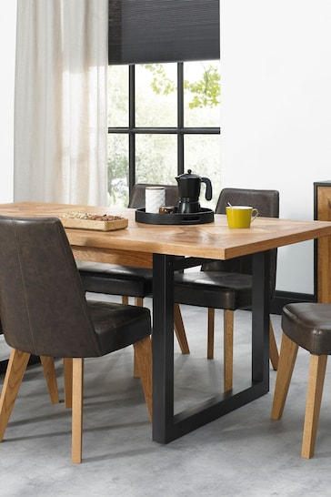 Bentley Designs Natural Indus 6 to 8 Extending Dining Table