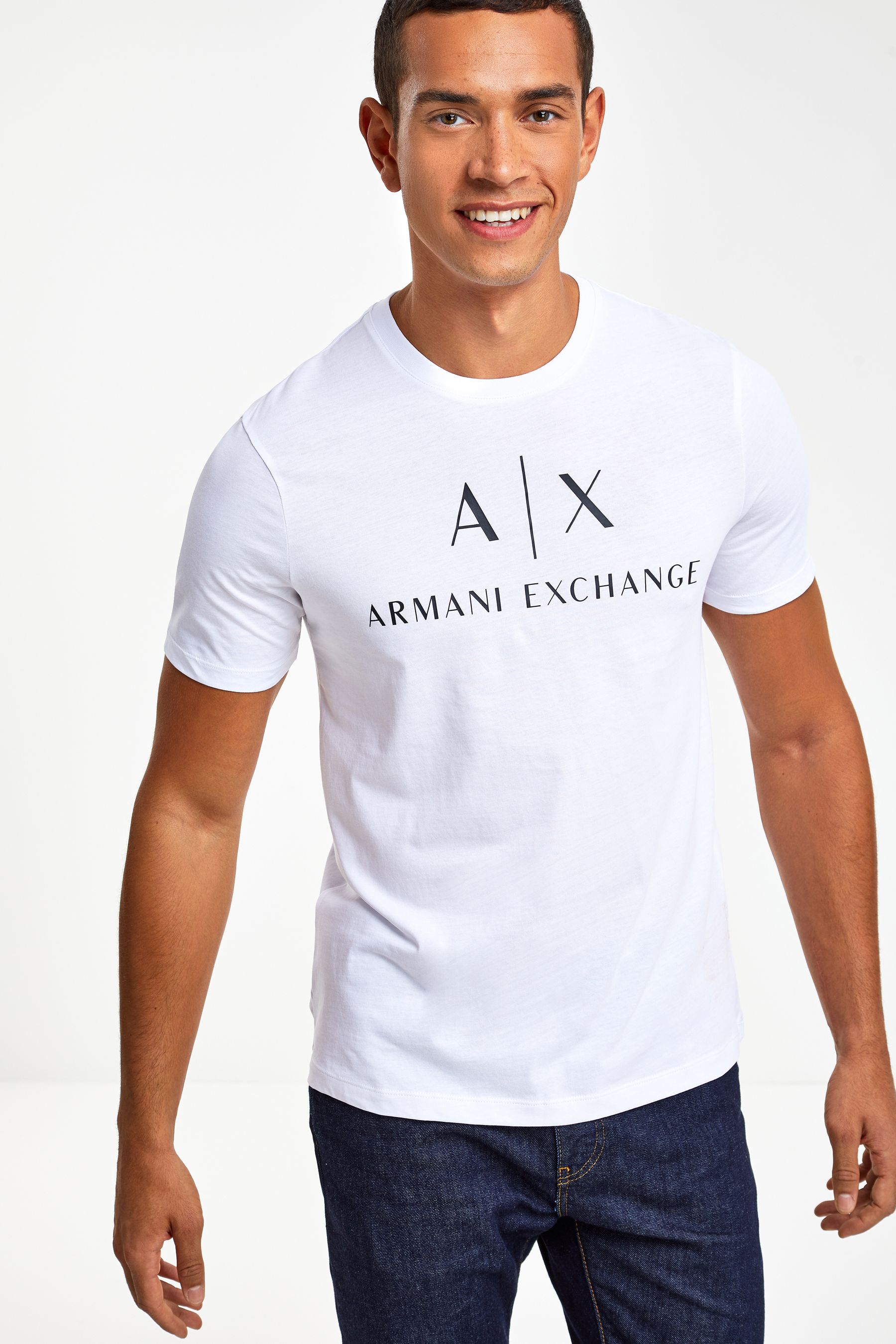 Armani Exchange Logo Cotton T Shirt
