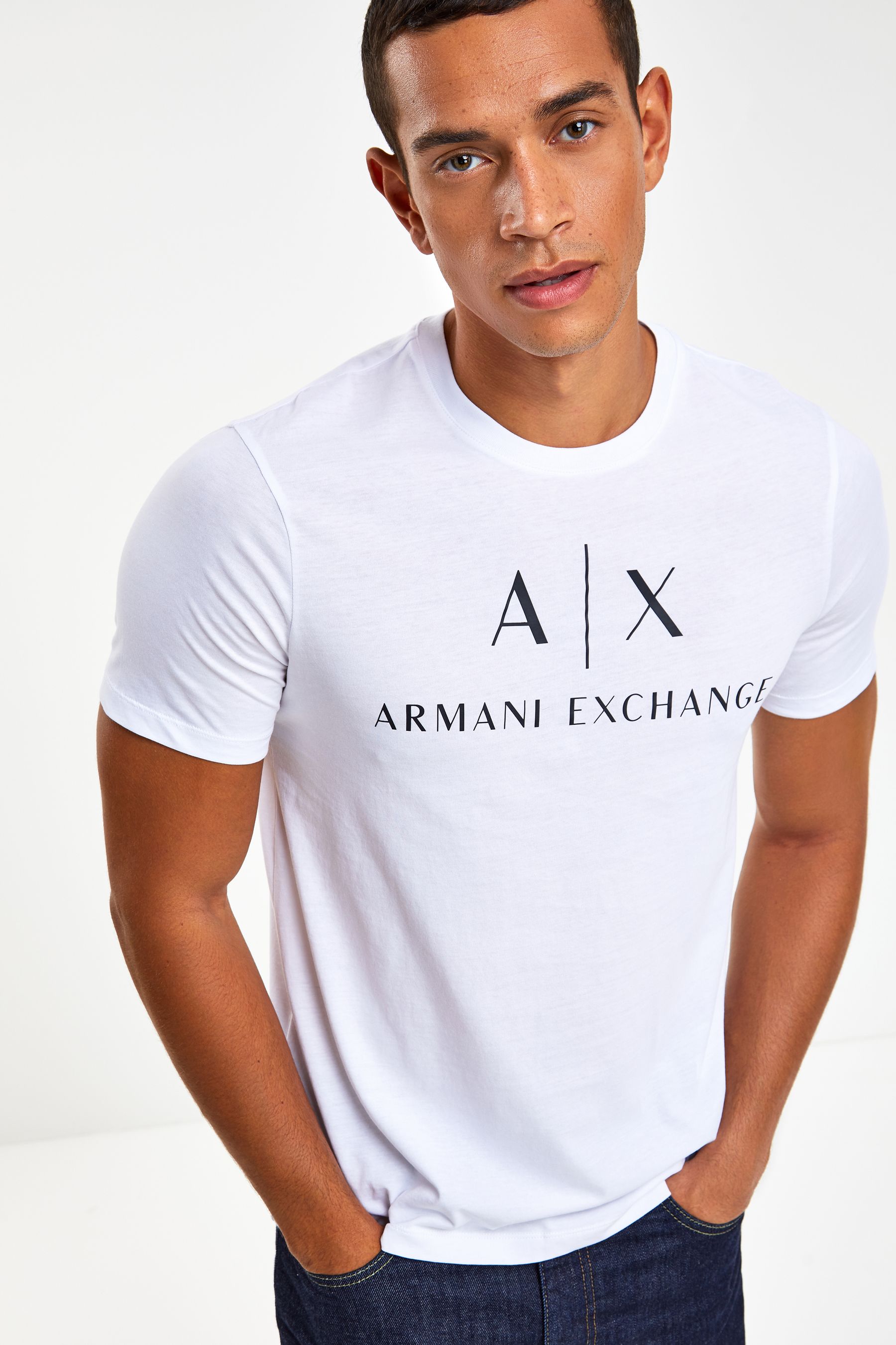 Armani exchange logo shop shirt