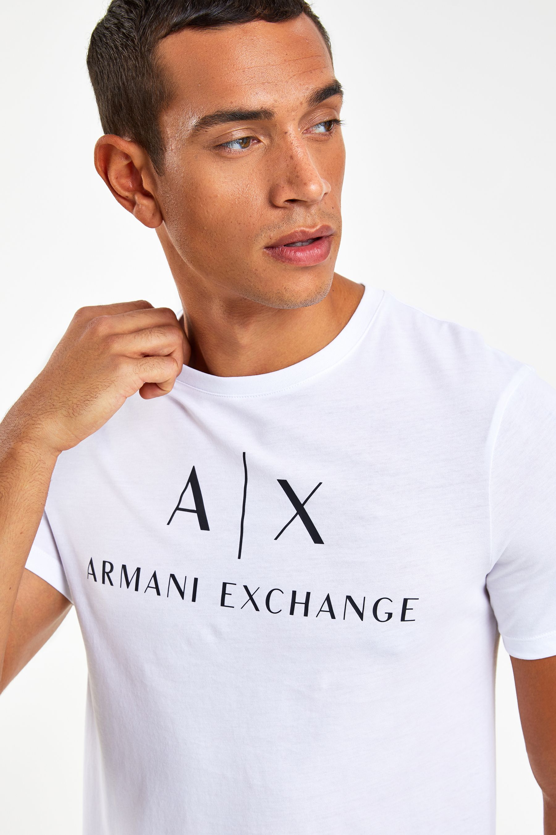 Buy Armani Exchange Logo 100 Cotton T Shirt from Next USA