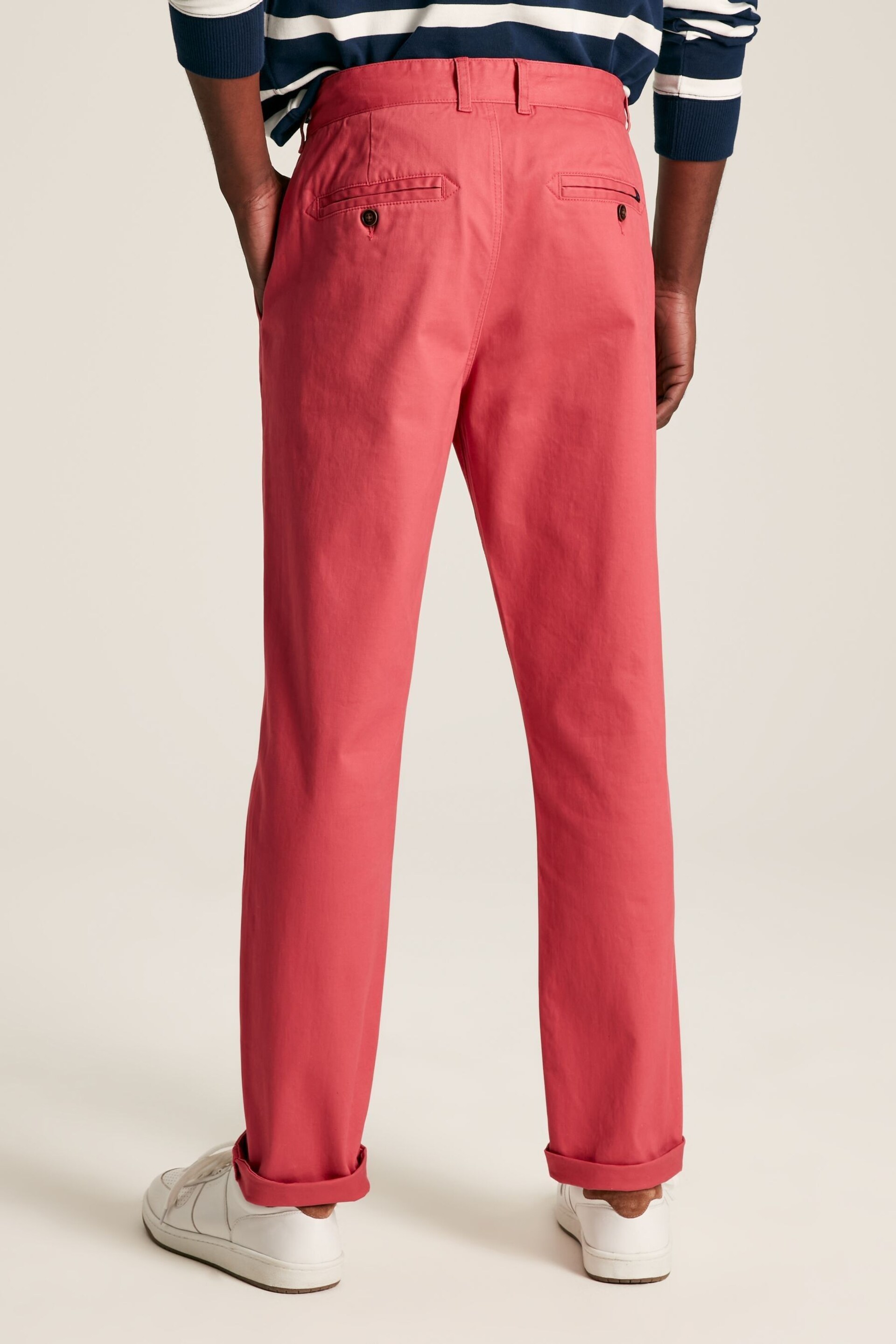 Joules Stamford Pink Slim Fit Chinos - Image 2 of 6