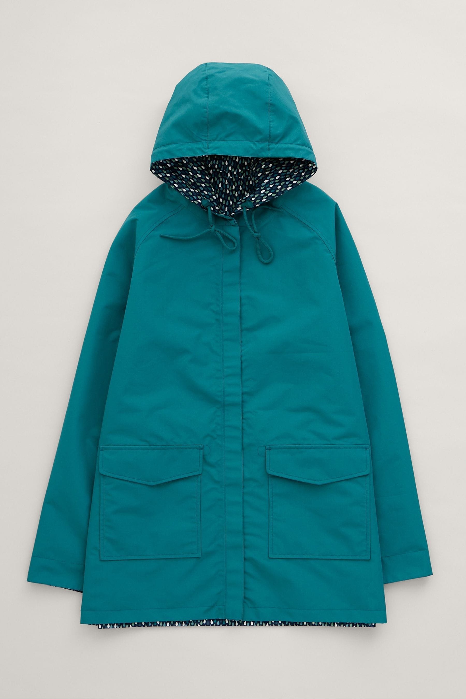 Buy Seasalt Cornwall Blue The Reversible Waterproof Raincoat from Next USA