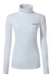 Tog 24 White Snowdon Thermal Zip Neck T-Shirt - Image 7 of 8