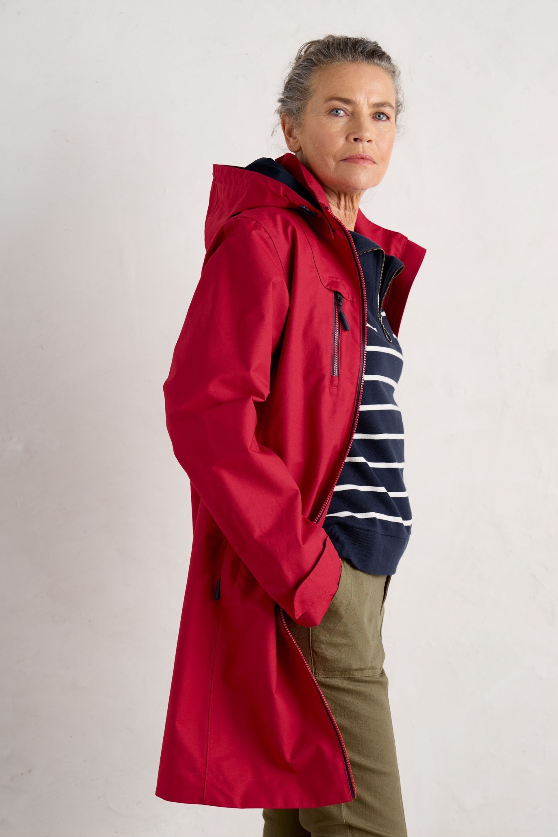 Seasalt red coat on sale