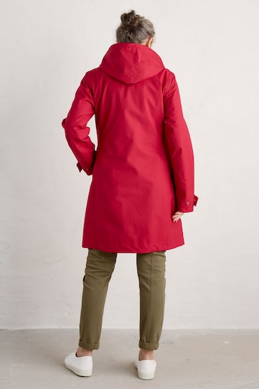 Seasalt Cornwall Pink Coverack Waterproof Coat