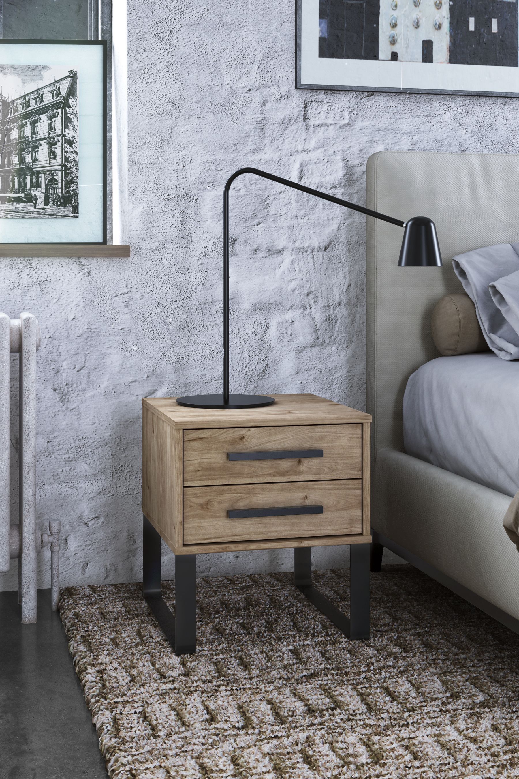 Jenson bedside hot sale table
