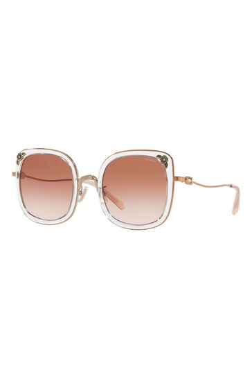 COACH Pink 0HC7101B Sunglasses