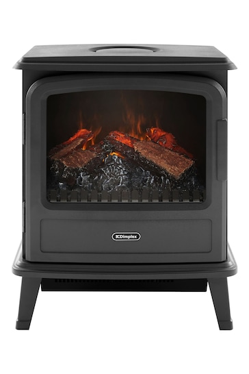 Buy Dimplex Slate Evandale Electric Stove Fireplace from the Next UK online  shop