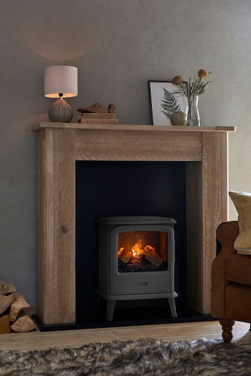 Buy Dimplex Slate Evandale Electric Stove Fireplace from the Next UK online  shop