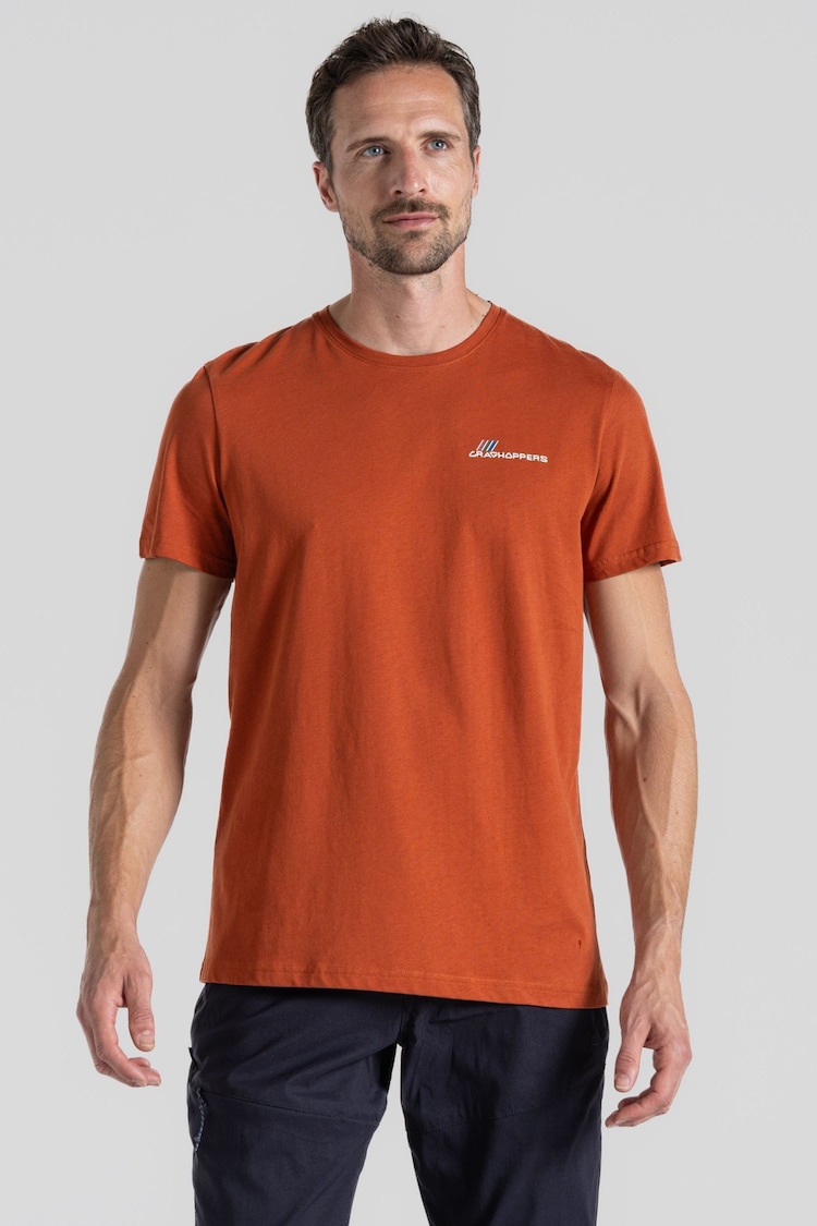 Craghoppers Orange Lucent Short Sleeve T-Shirt - Image 1 of 5