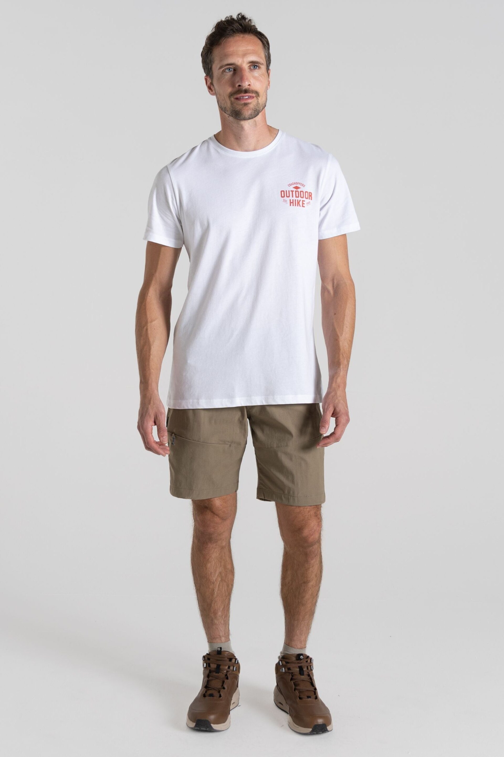 Craghoppers White Lucent Short Sleeve T-Shirt - Image 3 of 5