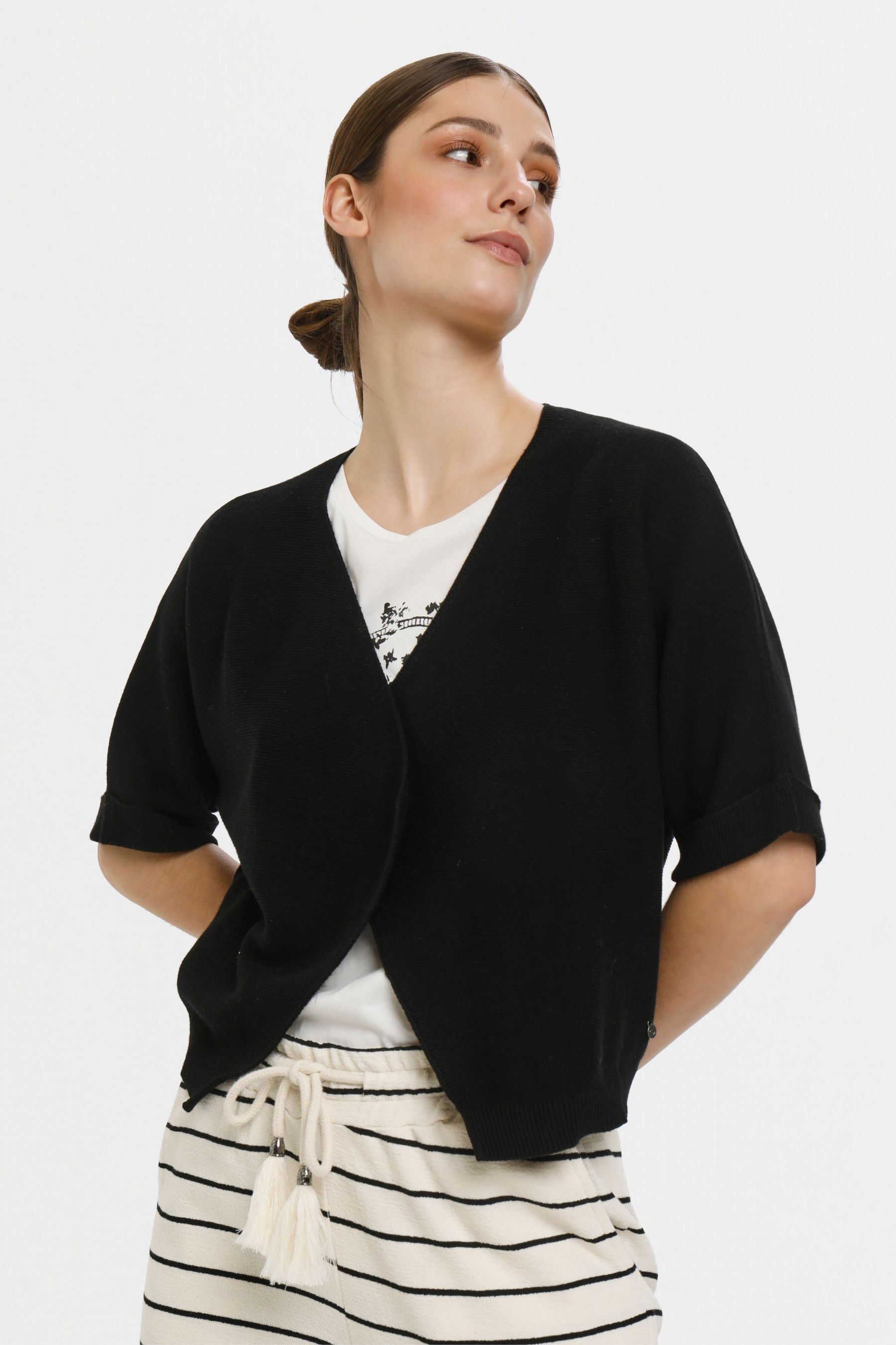 Cream bolero cardigan hotsell