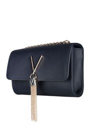 Valentino Bags Blue Divina Chain Crossbody Tassel Bag - Image 1 of 4