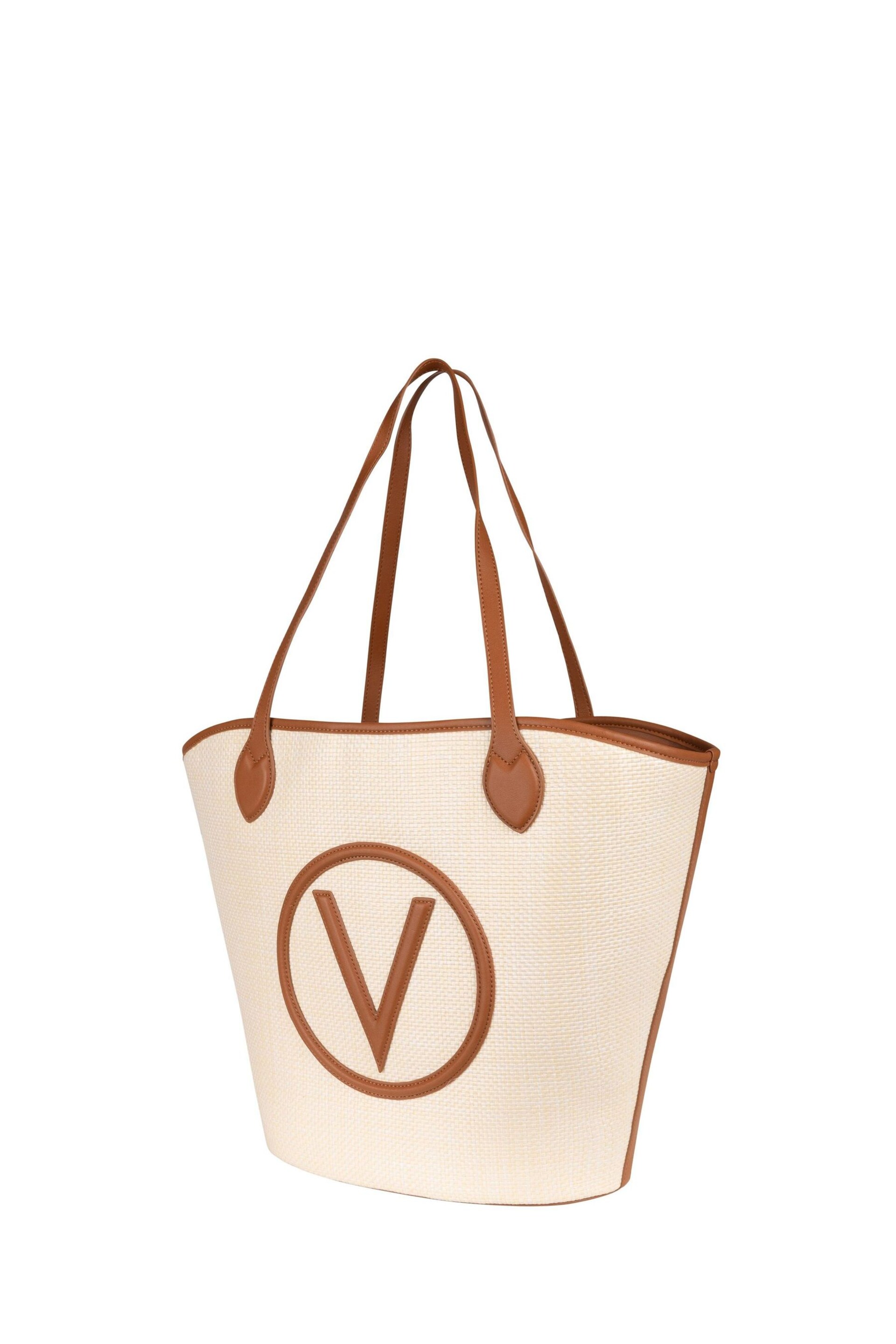 Valentino Bags Brown Covent Canvas Tote Bag With Removable Crossbody Bag - Image 2 of 5