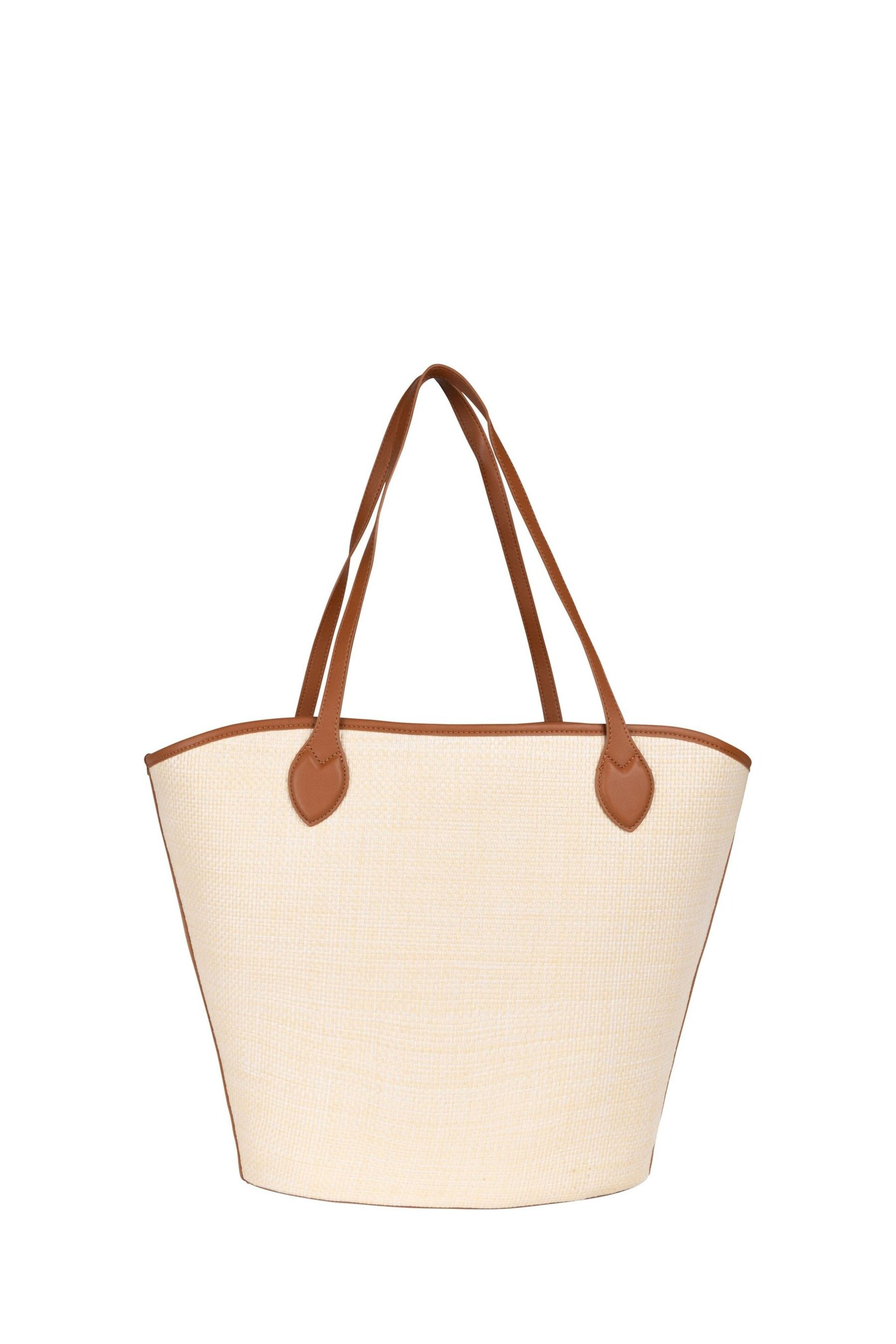 Valentino Bags Brown Covent Canvas Tote Bag With Removable Crossbody Bag - Image 3 of 5