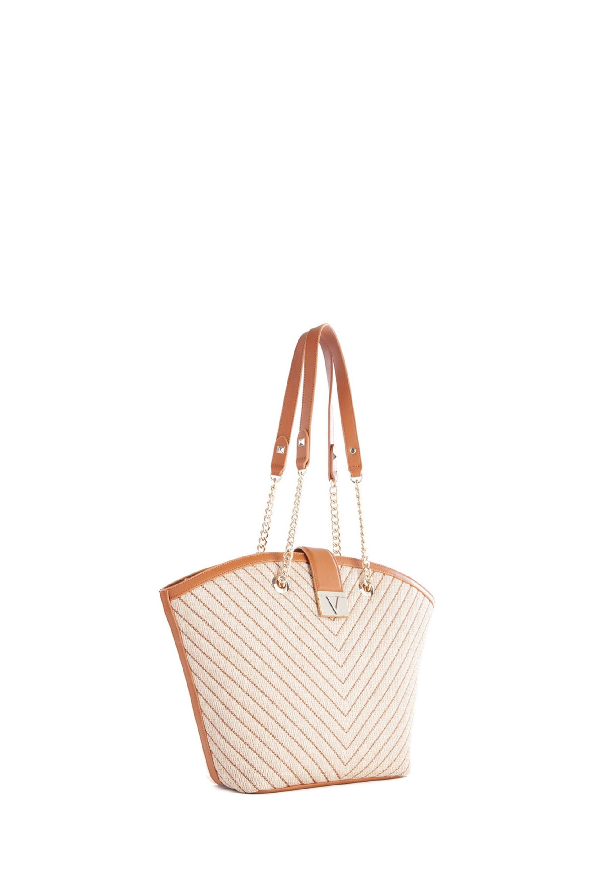 Valentino Bags Brown Tribeca Straw Tote Bag - Image 2 of 4