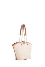 Valentino Bags Brown Tribeca Straw Tote Bag - Image 3 of 4