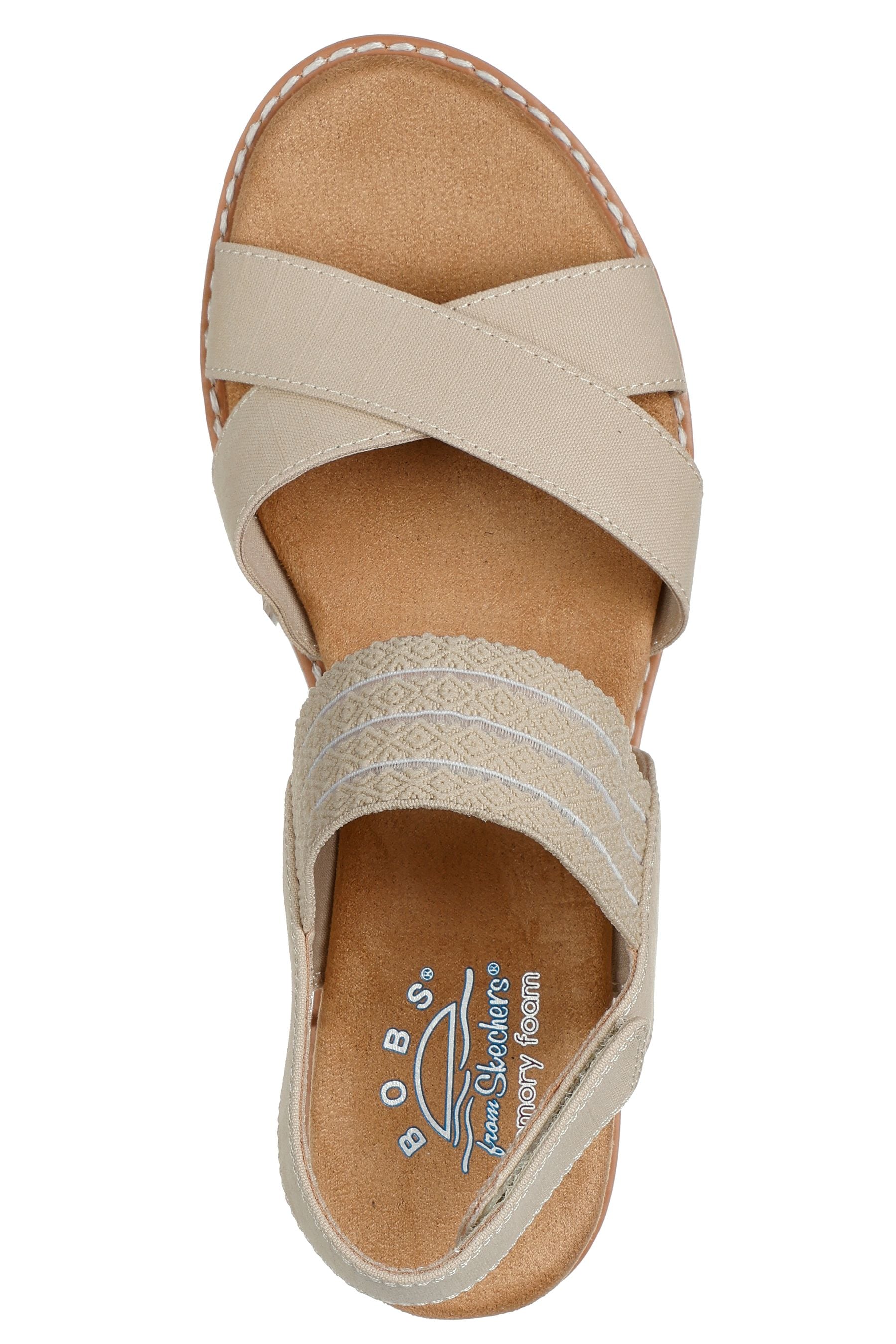 Buy Skechers Natural Womens Bobs Desert Kiss Shore Enough Sandals from Next Poland