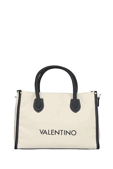 Valentino Bags Ivory Leith Canvas Tote Bag