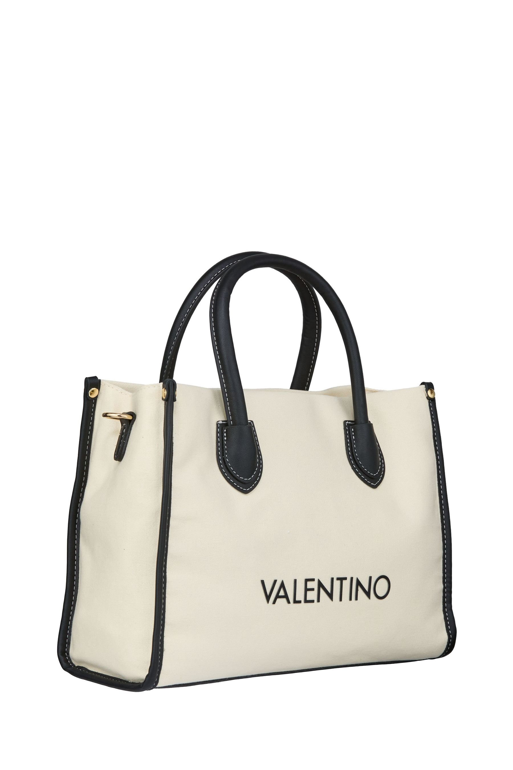 Buy Valentino Bags Ivory Leith Canvas Tote Bag from Next Luxembourg