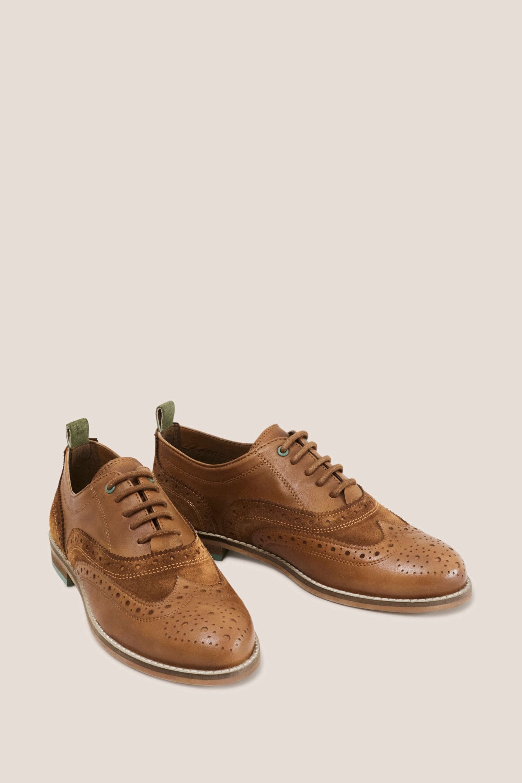 Buy White Stuff Brown Thistle Leather Lace Up Brogues from the Next UK online shop