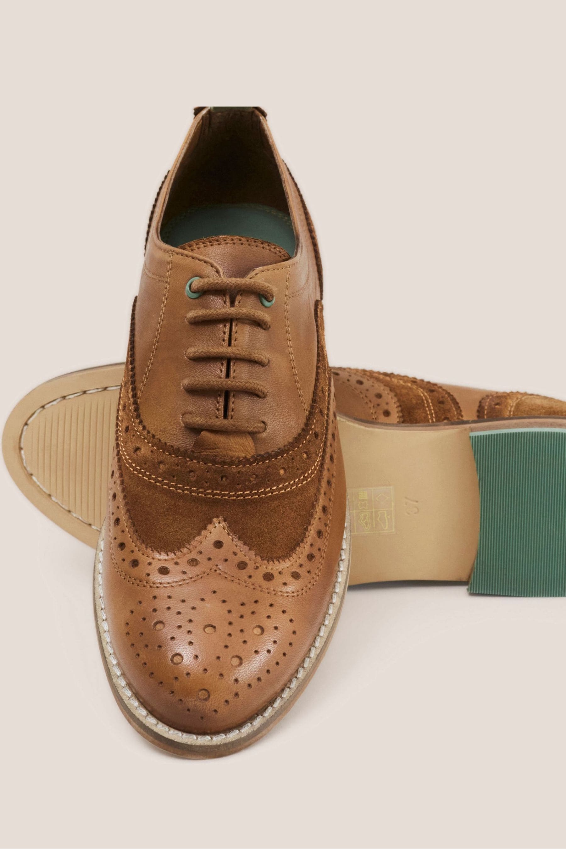 White lace up brogues cheap