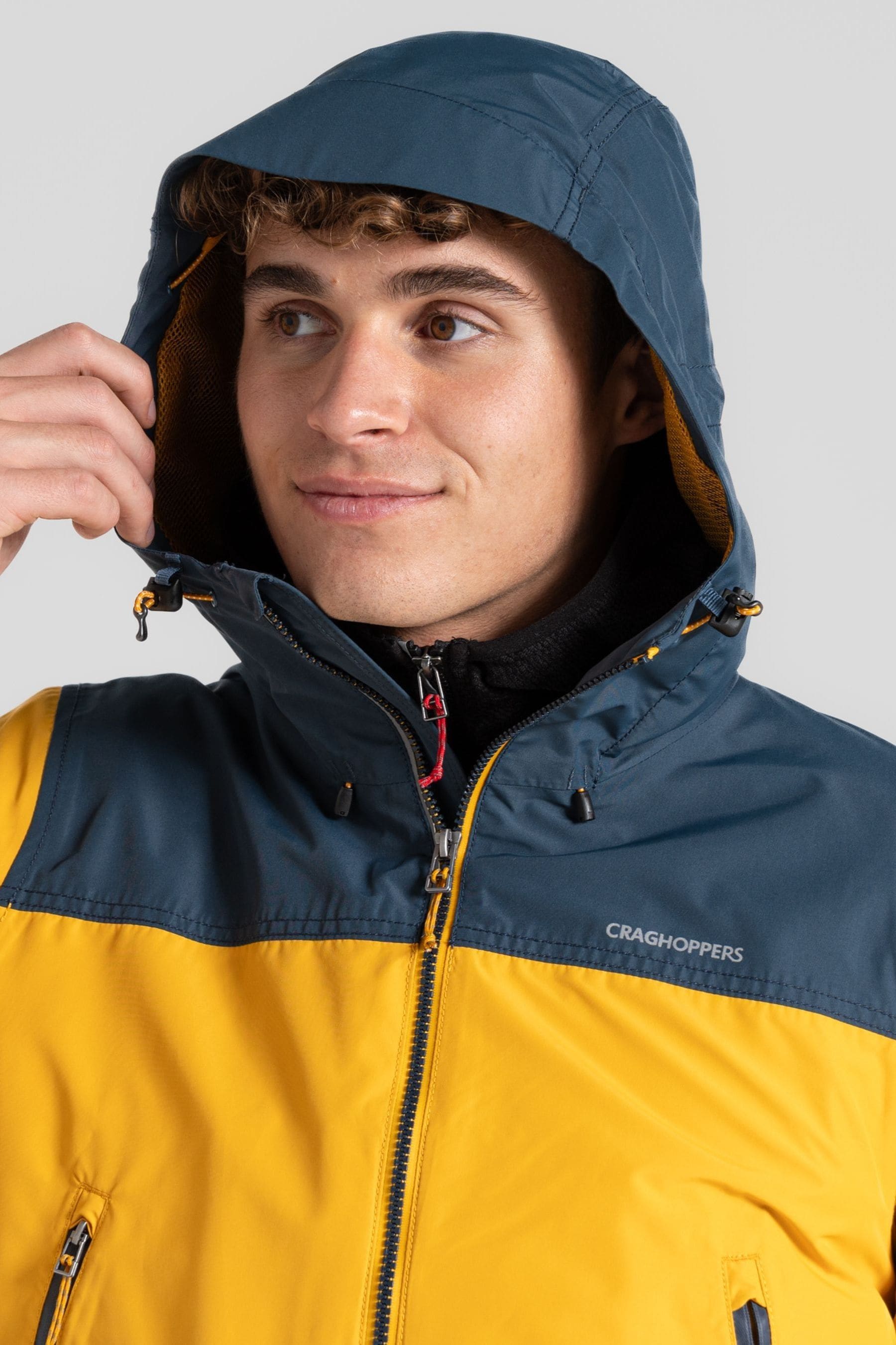 Buy Craghoppers Yellow Blue Vanth Waterproof Jacket from the Next UK online shop