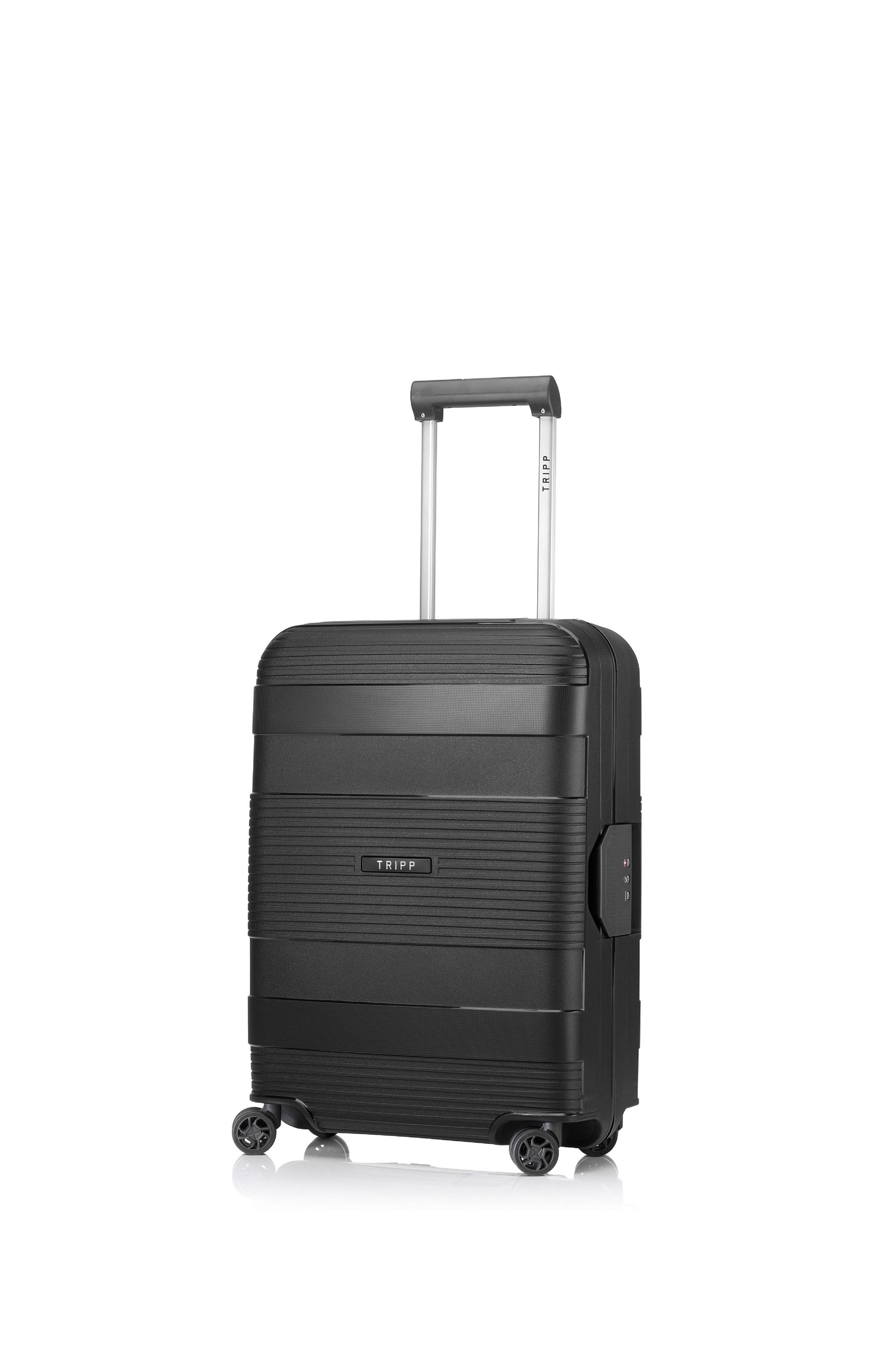 Buy Tripp Black Supreme Lock Cabin 4 Wheel Suitcase 56cm from Next Lithuania
