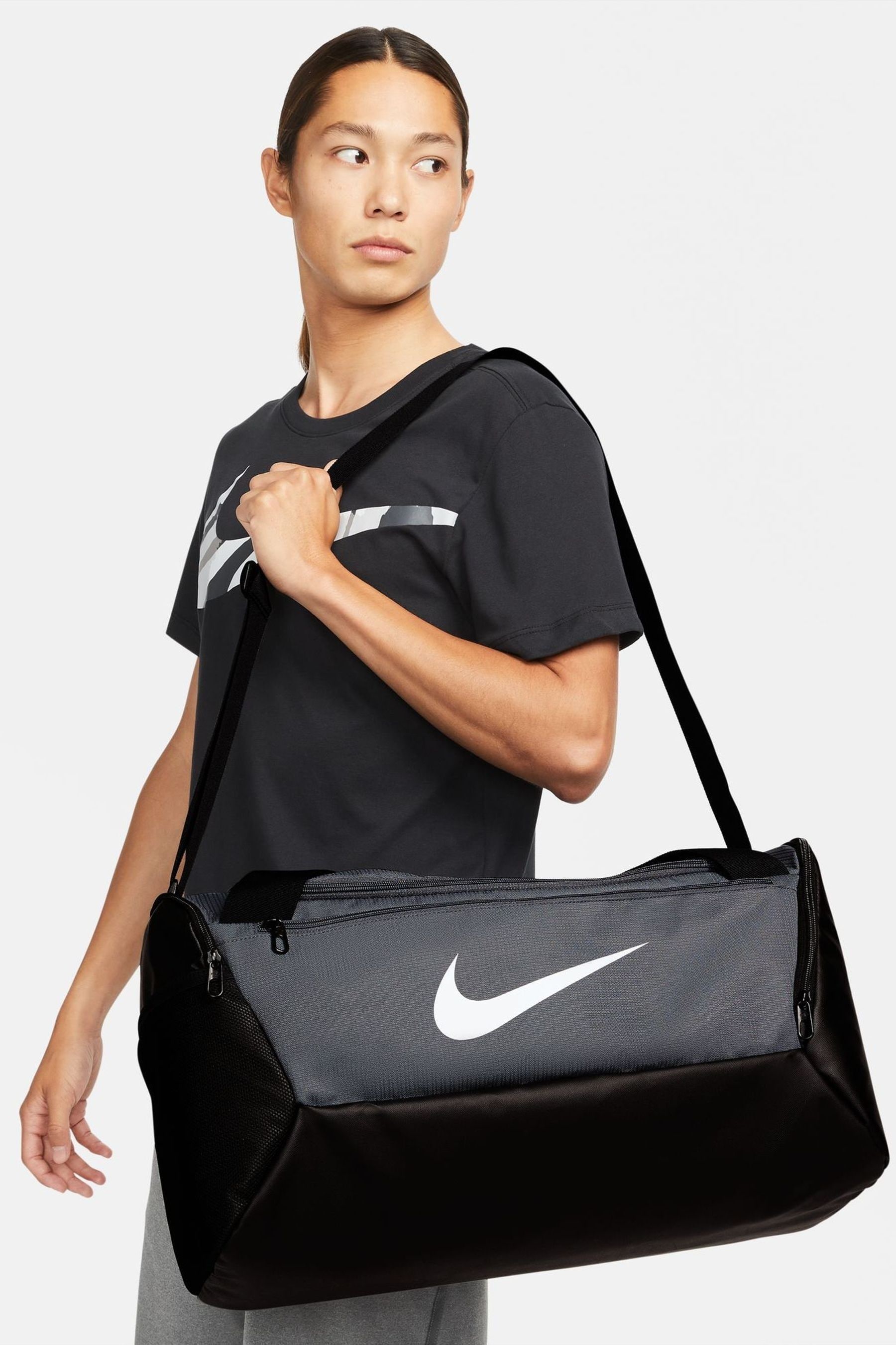 Buy Nike Black chrome Small Brasilia 9.5 Training Duffel Bag 41L from the Next UK online shop