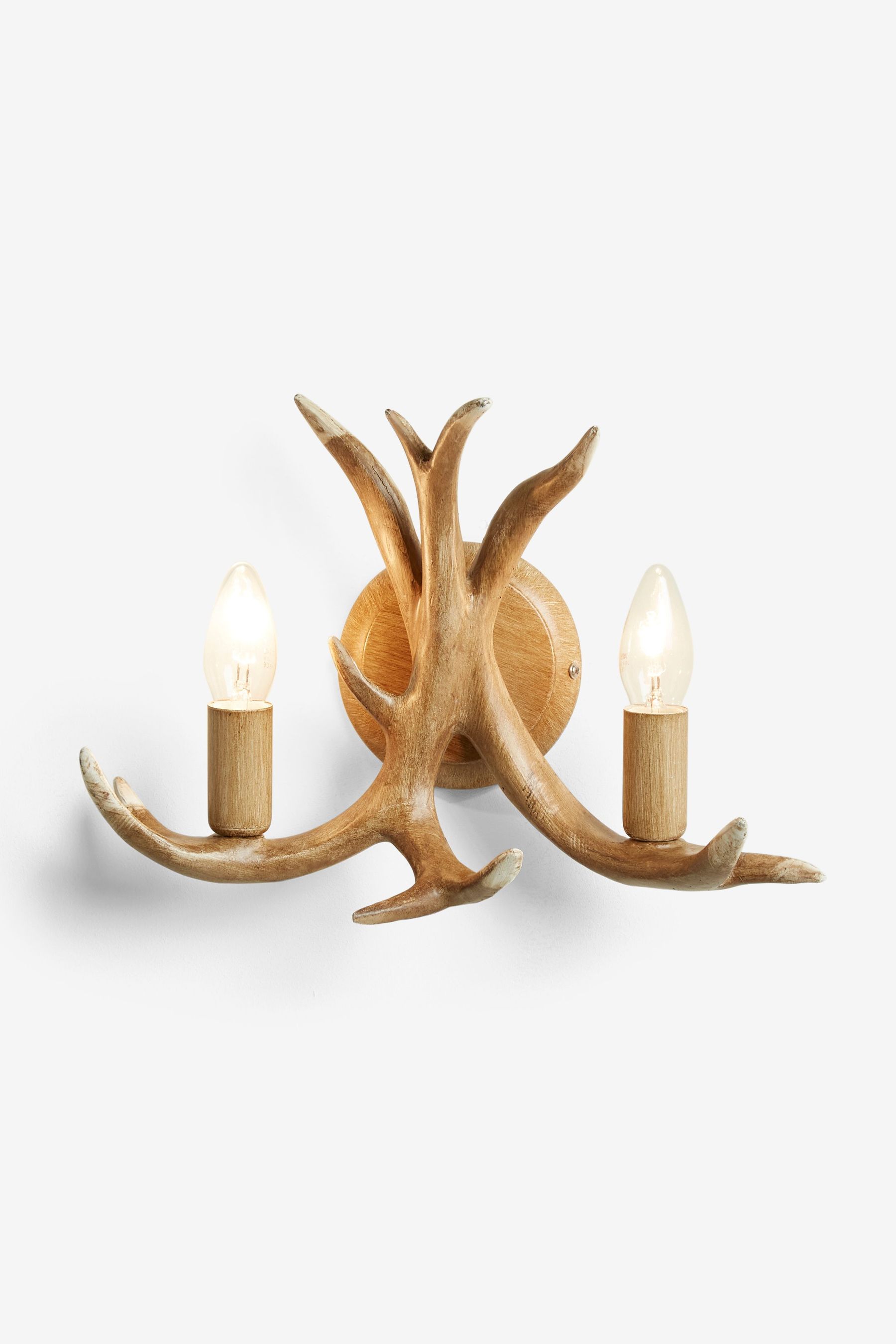 Next antler wall on sale lights