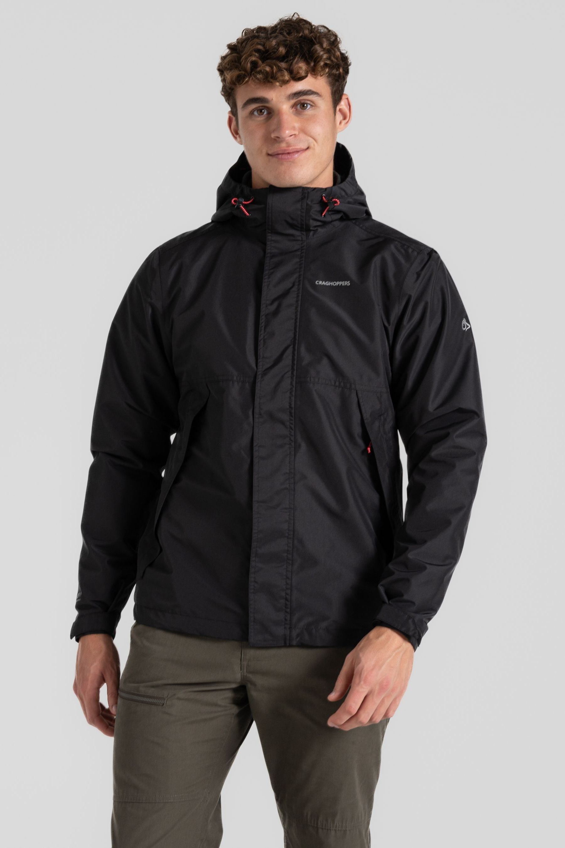 Buy Craghoppers Ossus Waterproof Black Jacket from the Next UK