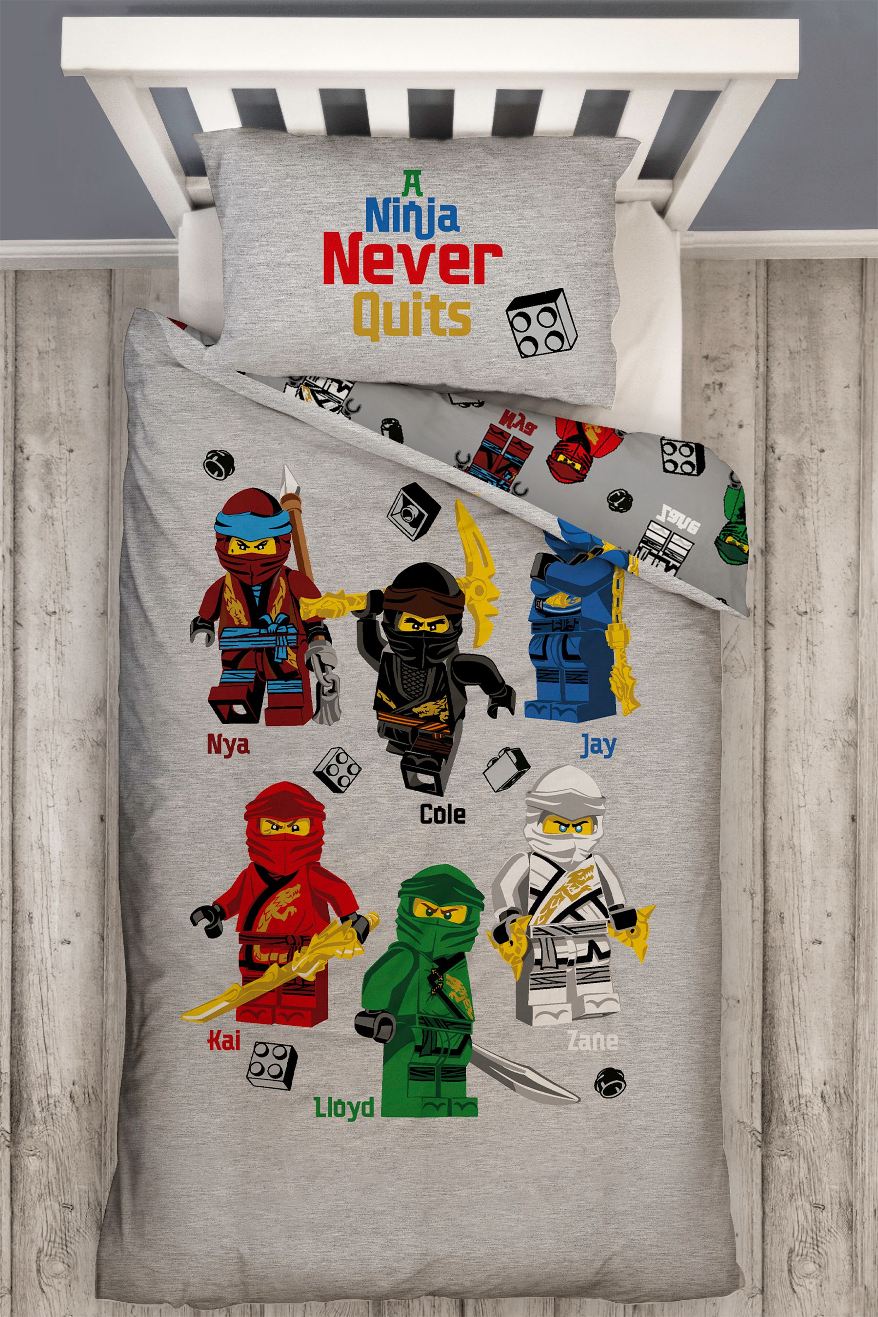 Buy Character Purple Lego Ninjao Single Bedset from Next Canada