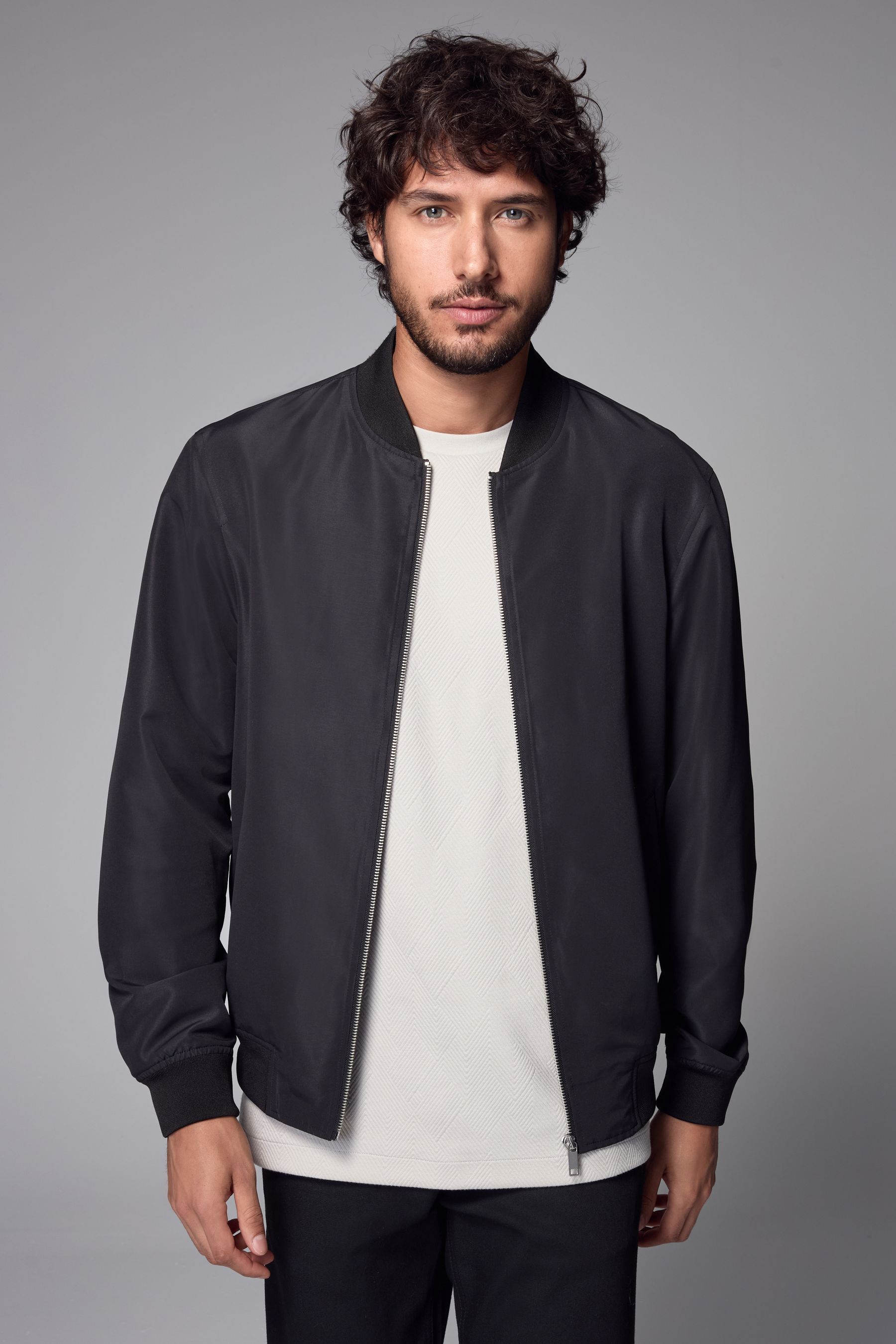 Black casual jacket best sale