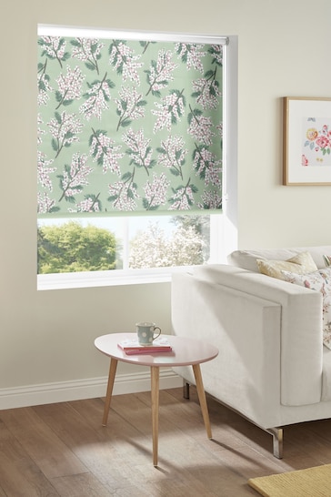 Cath Kidston Green Mimosa Flower Multi Made To Measure Roller Blind