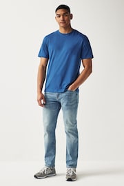 Blue Bright Regular Fit Essential Crew Neck T-Shirt - Image 2 of 7