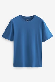 Blue Bright Regular Fit Essential Crew Neck T-Shirt - Image 5 of 7