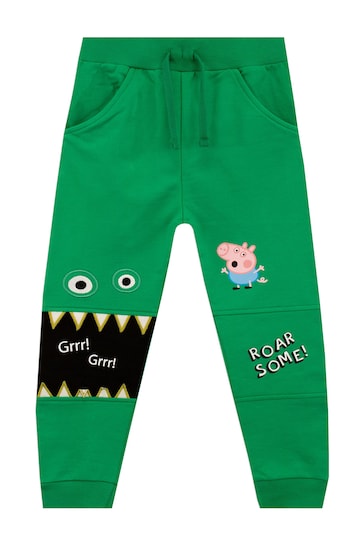 Character Green George Pig Printed Joggers