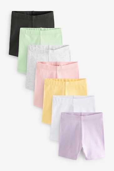Multicolour Cycle Shorts 7 Pack (3mths-7yrs)