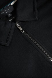 Ted Baker Black Karpol Regular Soft Touch Polo Shirt - Image 5 of 6