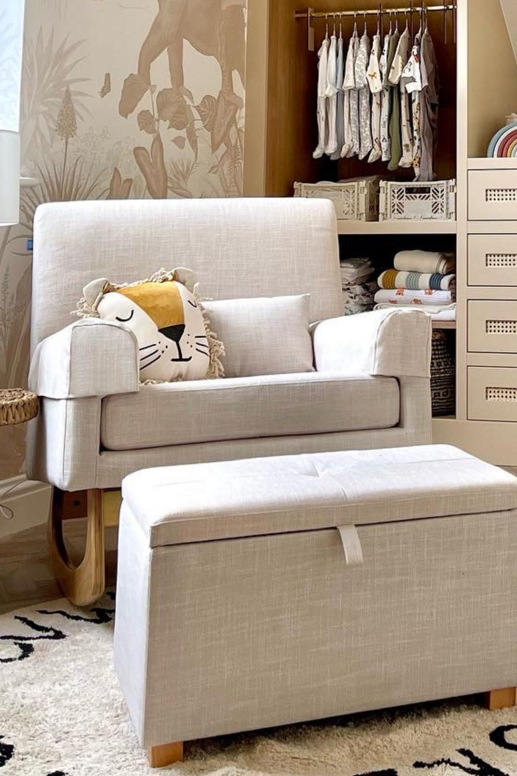 Buy Gaia Baby Oatmeal Serena Nursing Rocking Chair from the Next UK online shop