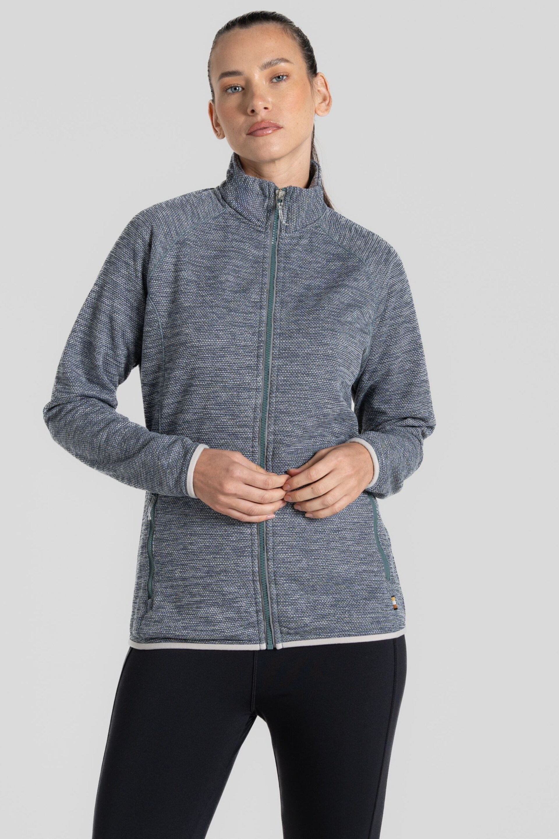 Craghoppers Grey Tarvos Hooded Fleece Jacket - Image 1 of 5