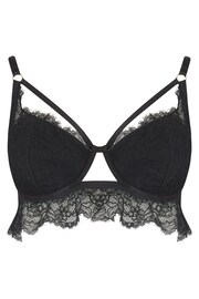 Pour Moi Black India Padded Demi Bra - Image 3 of 4