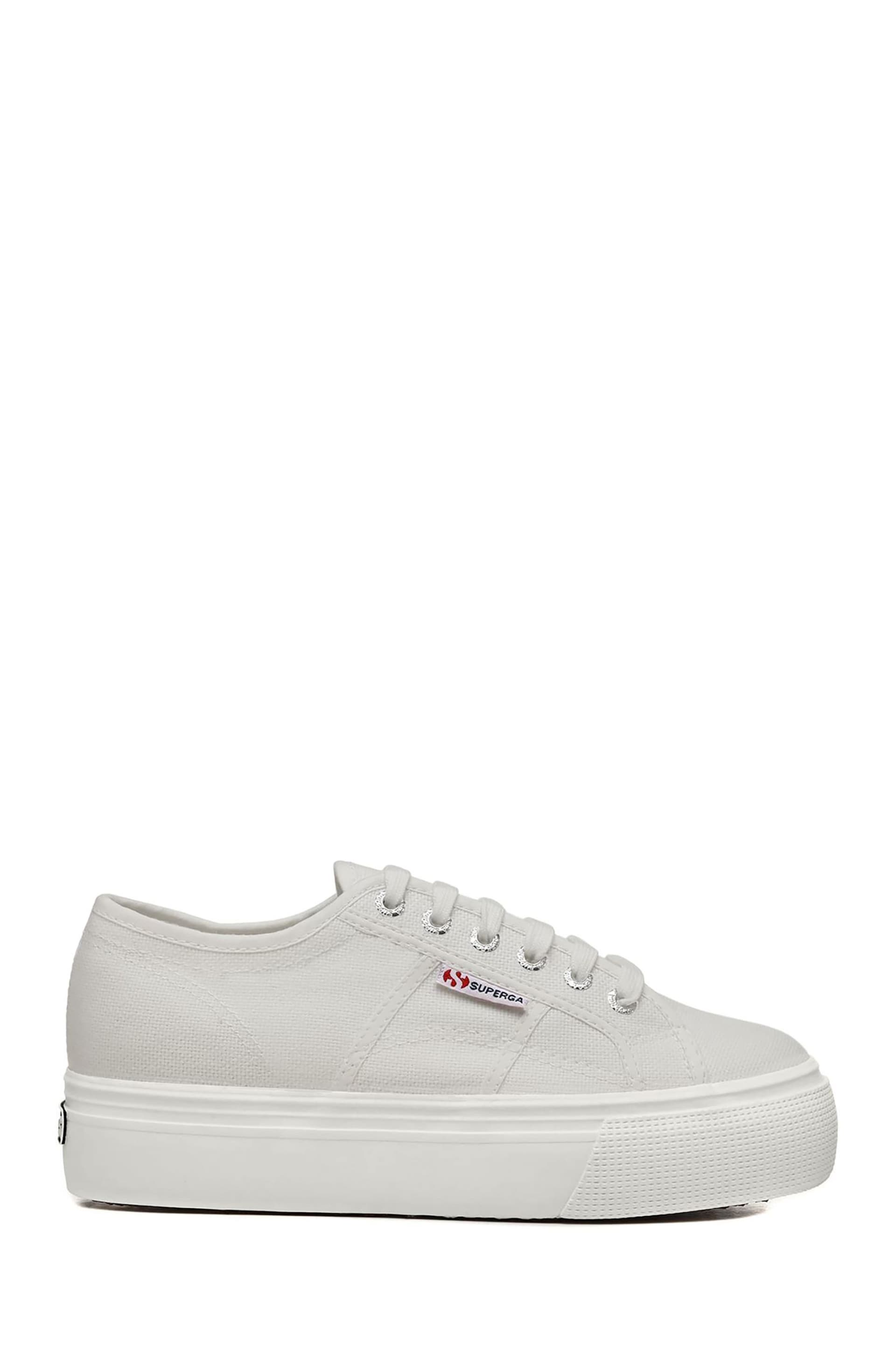 Superga Grey green 2790-Cotw Linea Up And Down Trainers - Image 1 of 5