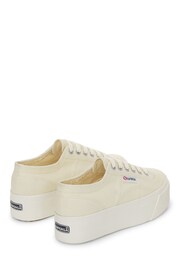 Superga Grey green 2790-Cotw Linea Up And Down Trainers - Image 3 of 5