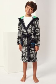 Harry Bear Black Football Dressing Gown - Image 3 of 4