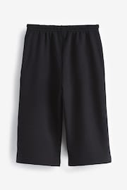 Чорний - Cosy Fleece Lined Wide Trousers (3mths-7yrs) - Image 3 of 4