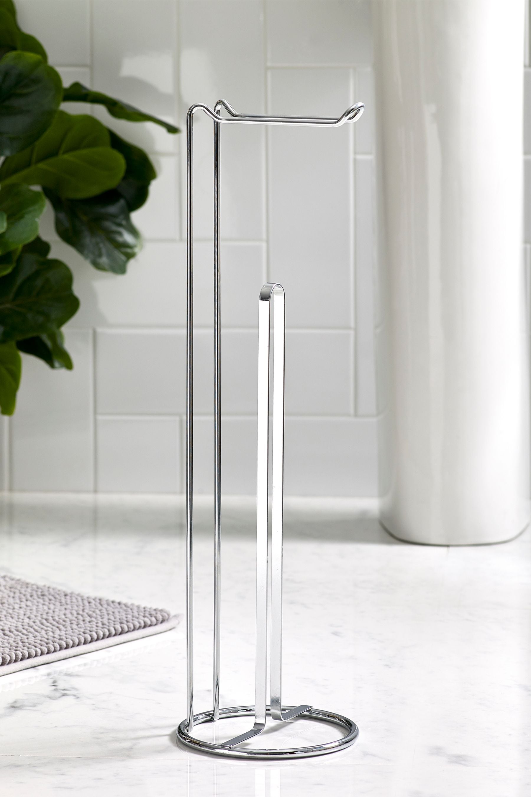 Chrome Wire Toilet Roll Holder