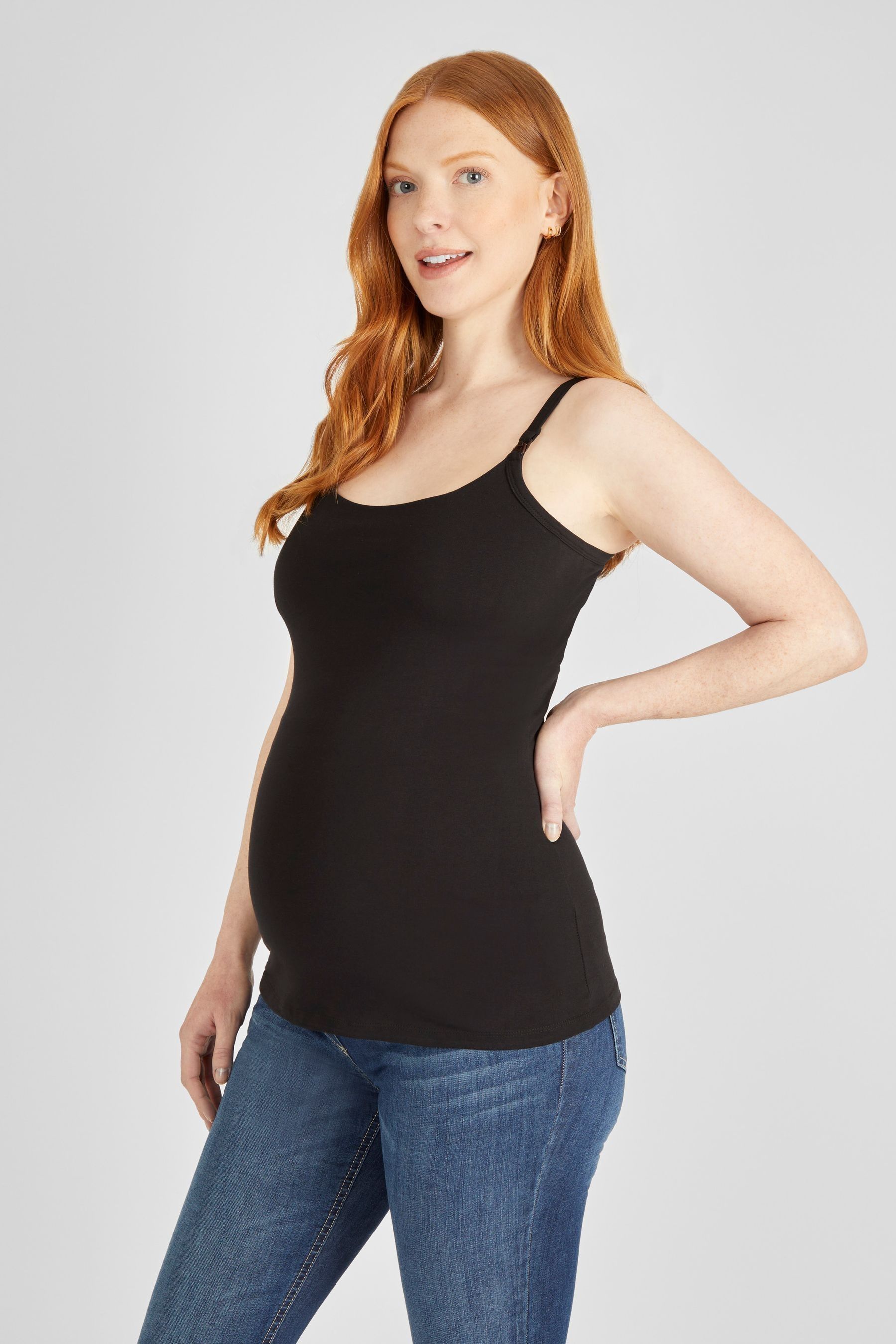 Buy JoJo Maman B b Black Black 2 Pack Maternity Nursing Vest