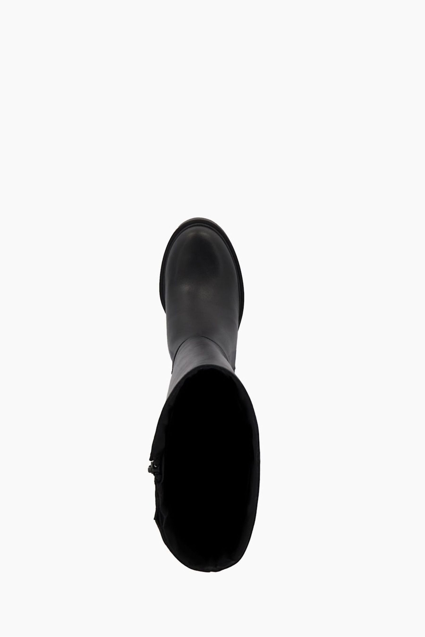 Buy Dune London Black Tinaz Bump Toe Chelsea Knee High Boots from Next Luxembourg