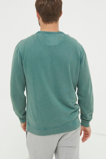 FatFace Light Green Petersfield Sweatshirt